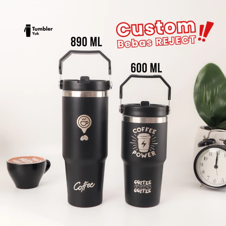 Tumbler Minum Stainless Jumbo Hook 890ml