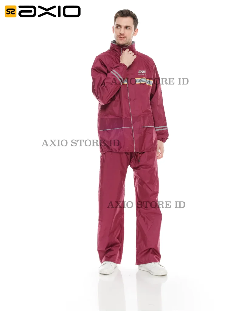 Jas Hujan AXIO Original Bahan Lebih Tebal Anti Bocor