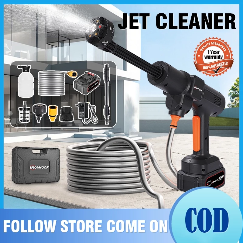 IRONHOOF 288V Alat Cuci Motor Mobil Jet Cleaner Mesin Cuci Mobil Mesin Staem Ac Mobil